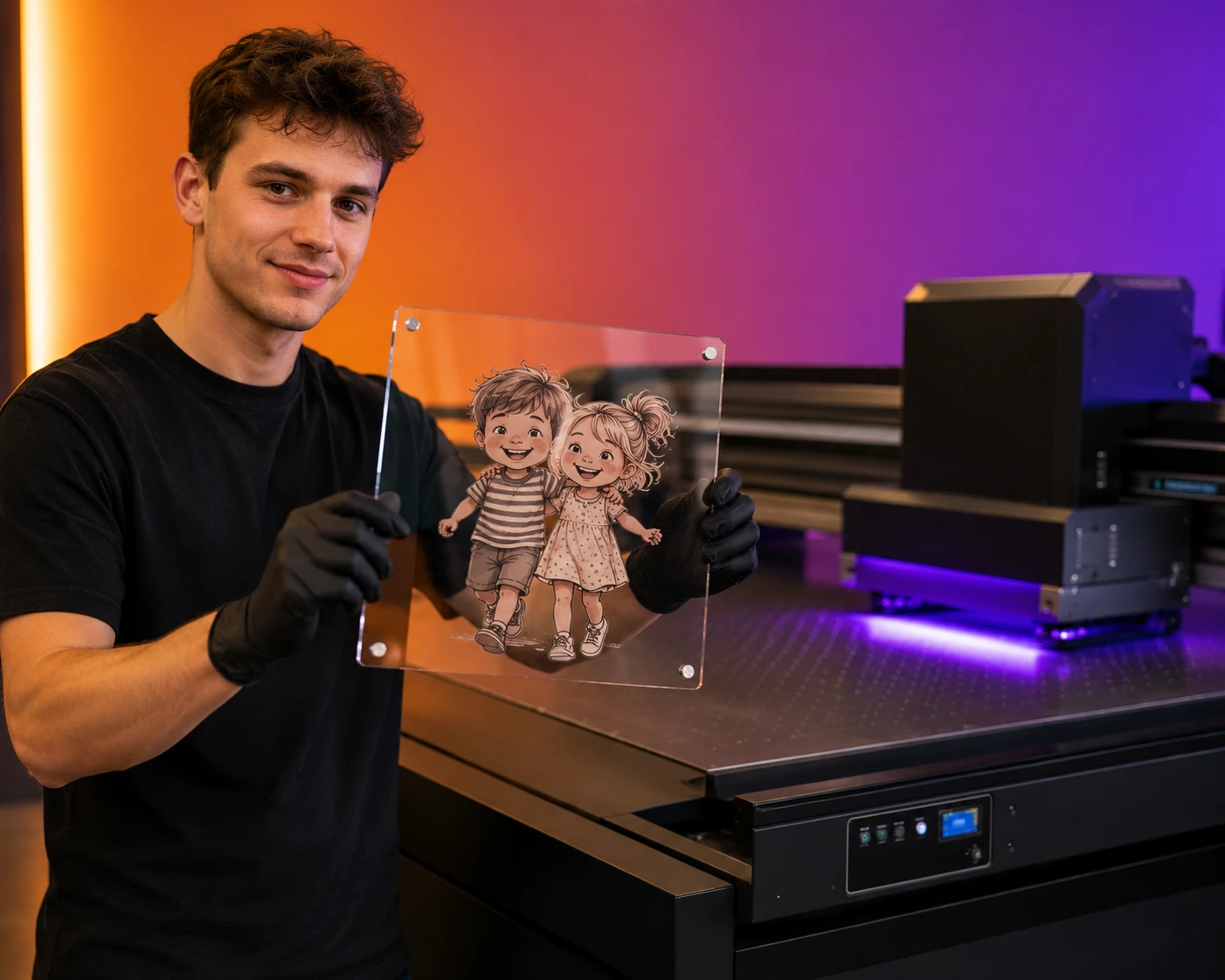 Acryl-Wandgemälde im UV-Druck personalisiert